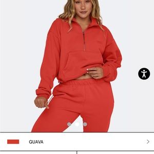 Set Active Guava Half Zip